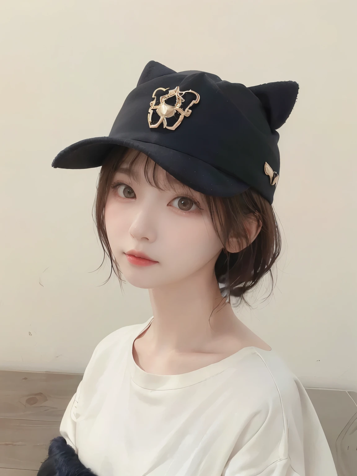 (close up:1.4)、(Original Photography:1.2)、(相piece写实:1.4)、(masterpiece:1.3)、(Top quality:1.4)、Like a dream、(Delicate eyes)、(Detailed facial features)、(Detailed clothing features)、Clear skin、(Smooth skin)、(Slender beautiful girl)、(Beautiful leg line)、A girl、(full-body shot)、solo、Cute little、Happy smiling face、(Big breasts)、Beauty breasts、Bangs、Short Bob、Dark-haired、Black eyes、Long scarf、White wool sweater、Off-shoulder、mini skirt、Thick black pantyhose、snow boots、(Kneel down:1.2)、visible、Obscene、piece、(Snow Scene)、