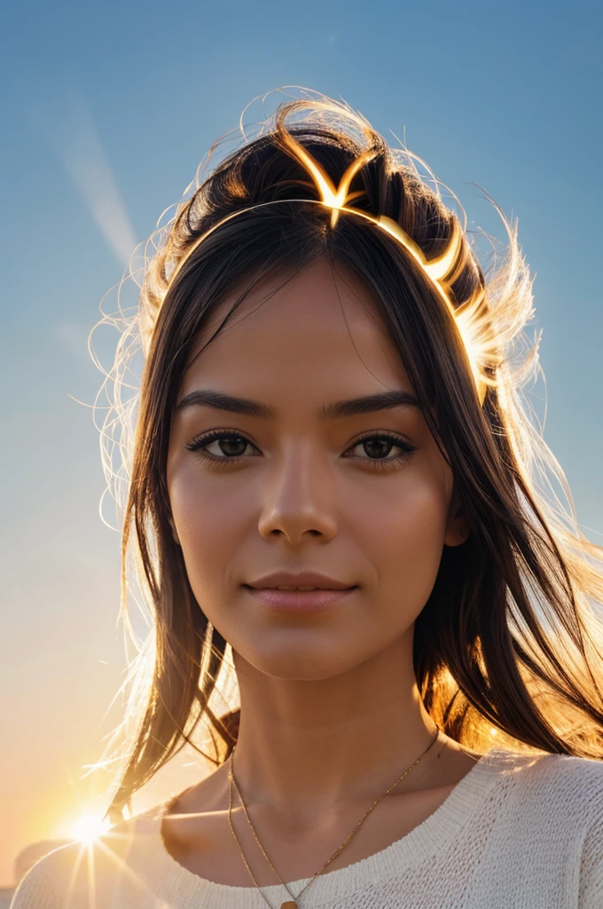 "Generate an AI image.
Style - sun light "