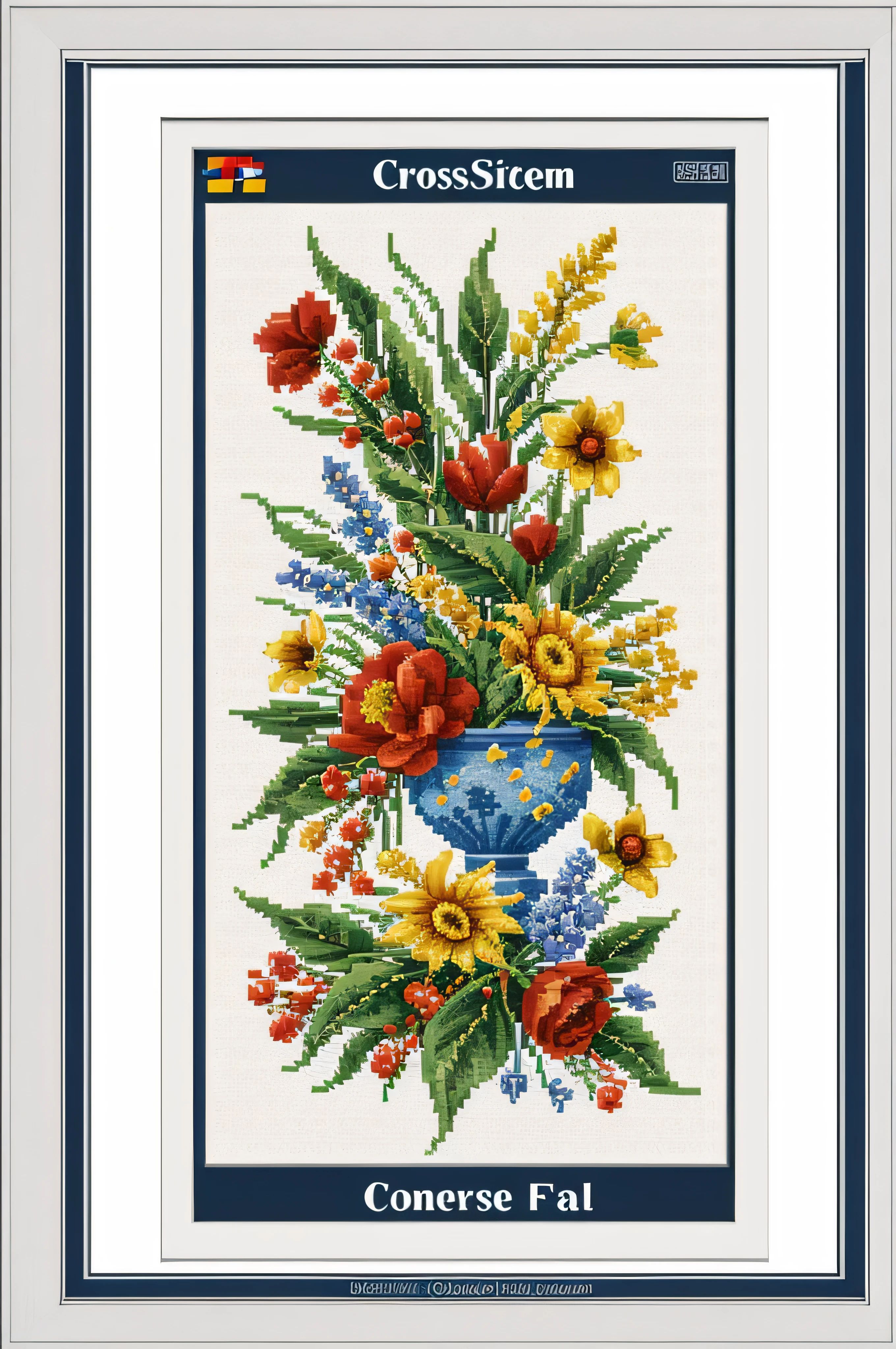 cross stitch pattern, pixelart