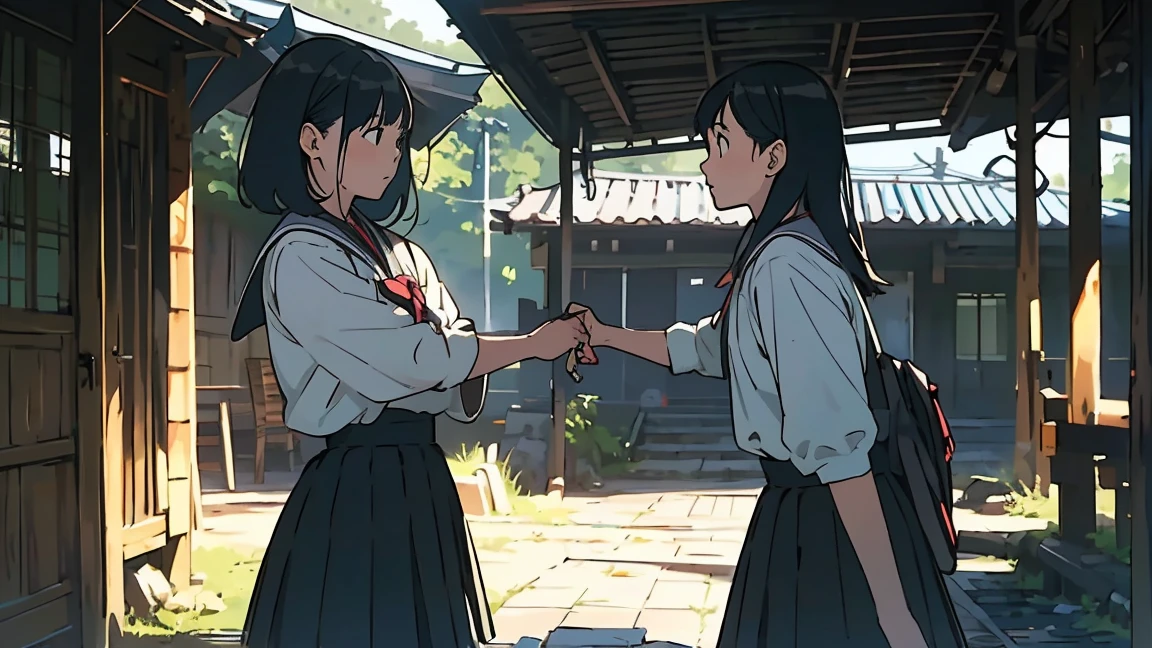 日本の剣道の防具を装備している女の子が竹刀をStanceている,It's a Japanese martial art like fencing using bamboo swords,bogu,kendogu,kendo training armor,high school girl,1people,Stance,Front-facing angle,Bust-up composition,Chudan-no-kamae,