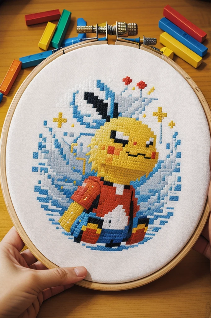 cross stitch pattern, pixelart
