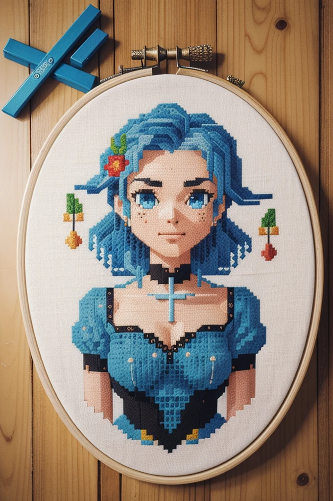 cross stitch pattern, pixelart