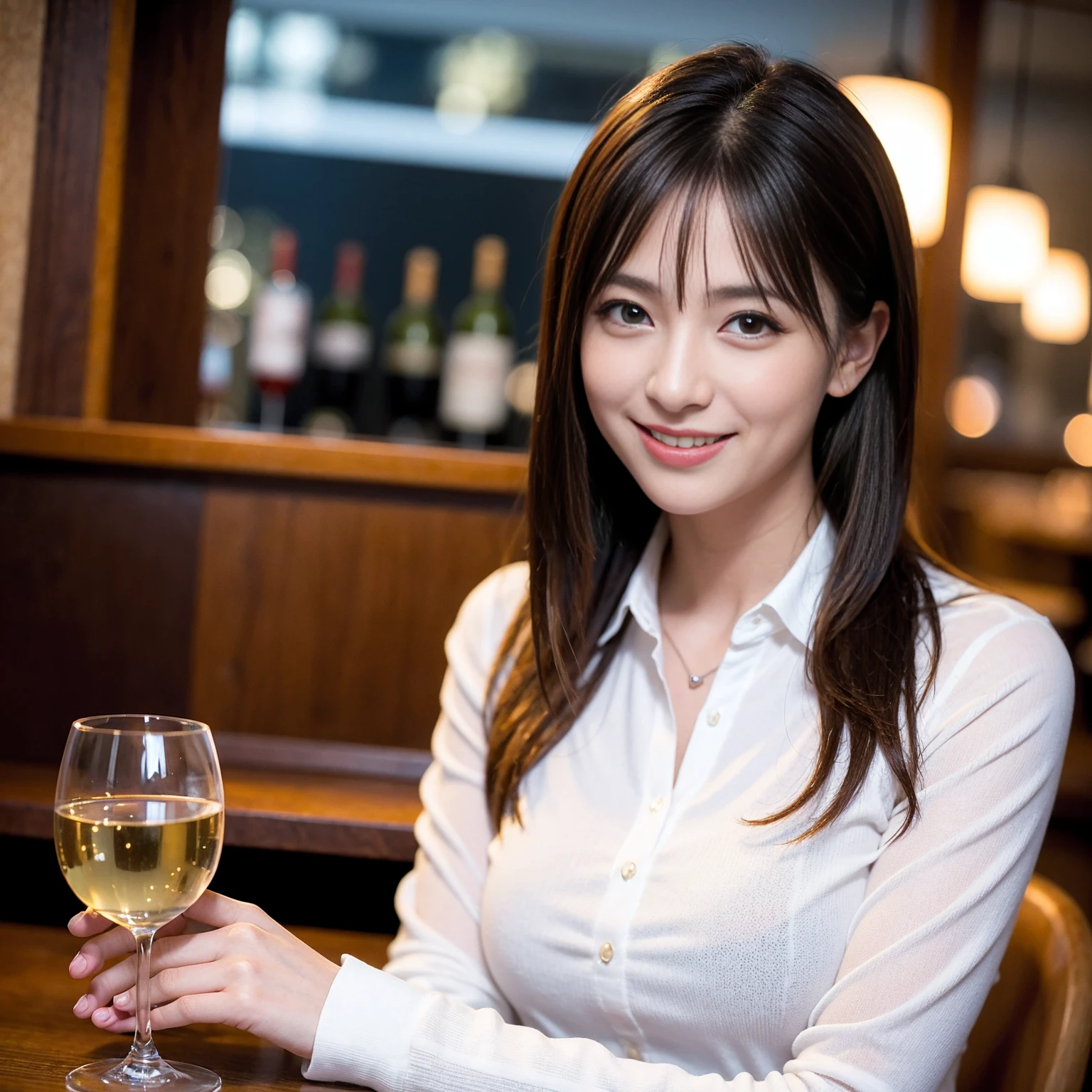 ((Highest quality、8K、masterpiece:1.3))、Yuuko Araki、slimカップル、modelカップル、(Realistic, Intricate details:1.2), full-course dinner、Wine Party、Amazing view of the sunset sky and clouds、A bright smile、The wonderfulness of smile、Bright image、The beauty of wine, Beautiful Face, blue eyes, The light shines on your face, Blushing, short hair,Bright Face、 (Age 37), 39 years old, red wine 、Appetizers、Italian food、Wine bottle、Champagne、sparkling wine、Two beauties、Brown Hair、Shortcuts、Long sleeve shirt、dress、Beautiful woman 1, (slimな顔), (The body is slim), (Brown Hair), (Shortcuts), cheeks turn a little red,Attractive beauty、restaurant, In a prominent place (From the waist up) Nova Frog Style, actress, model, Upper Body, White wine, slim, wine glass, 中央に置かれたwine glass, smile, (smile: 1.15), Beautiful fine grain, Depth f/2,saturation, High Contrast, Strong light and shadow,Moist Body:1.5、3D texture、Delicate eyes、Brown Hair、The hair is very shiny、