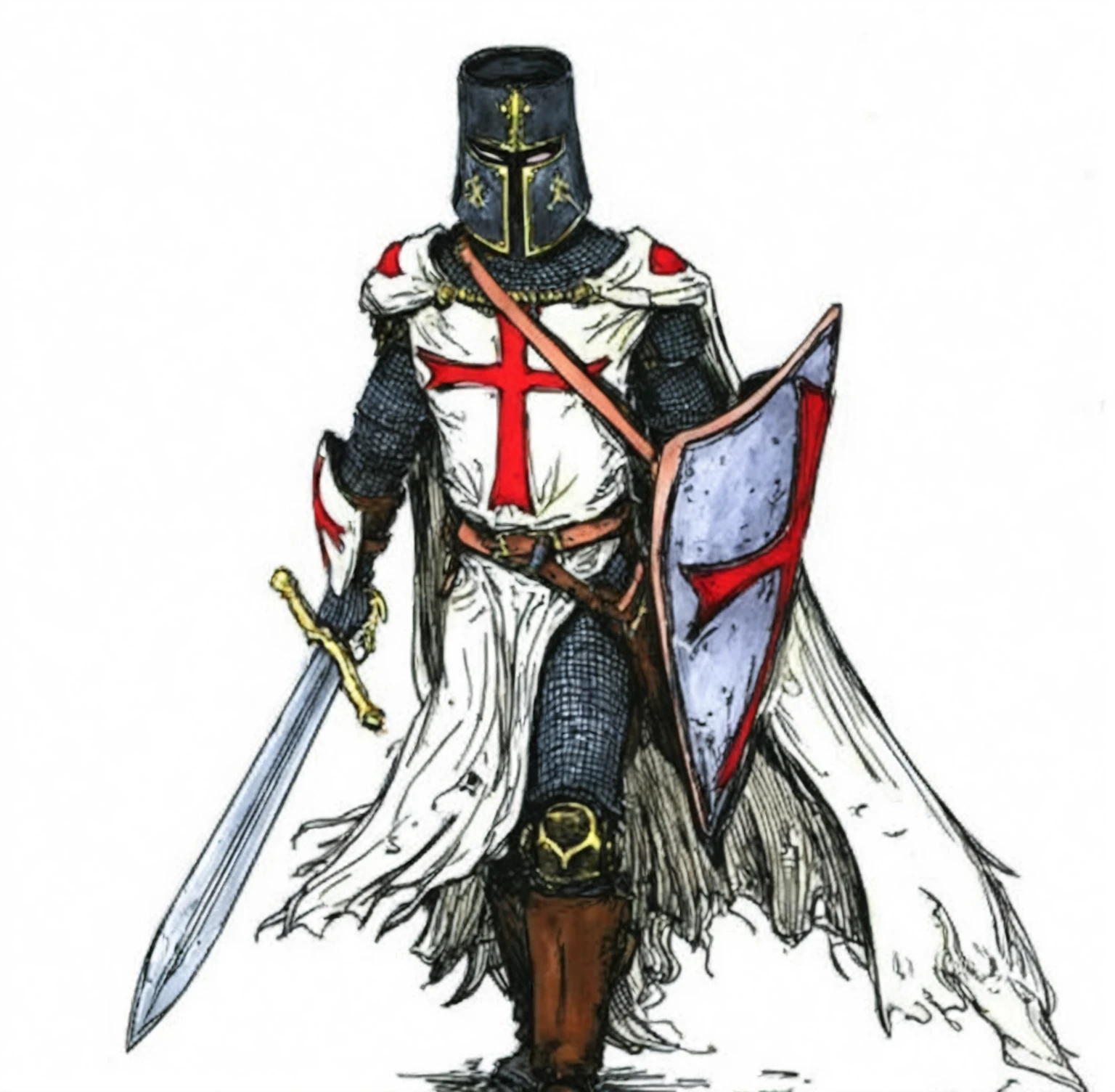 hyper realistic, 3dbest quality, masterpiece, ultra detailed, a noble knight exploring ancient catacombs, carrying a torch, dark fantasy, medieval, eerie, sword and sorcery