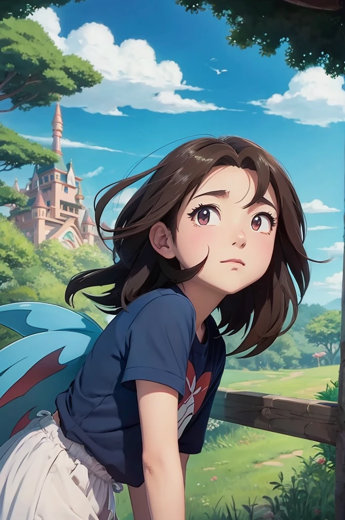 A fusion of the worlds of Pokémon and Ghibli。
Highest quality