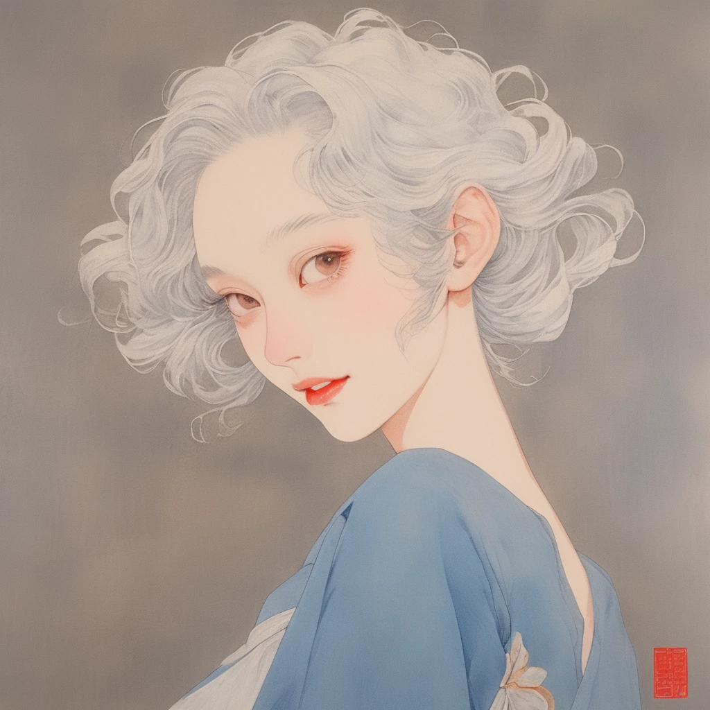 On a bright red campus"YES"Character、((Create), (top quality, masterpiece, outstanding work of art), (one young girl - 18 years old, nude, full growth, white hair, white skin, scarlet lips-smile; black, expressive playful eyes, long eyelashes), (black translucent - chiffon dress, gold line, very short peignoir dress), (very sexy body, seductive body, small beautiful breasts, genitals), (calm relaxed pose, hair fluttering in the wind, half turn, look at the viewer, stylish girl model)). ((Quality oil painting, outstanding craftsmanship, oil painting done by the hand of a master), (daylight, soft warm shadows, contrasting cold light, reflexes, refraction, tracing)). ((background - stunning blooming irises; (purple, yellow, blue, white), (petals, shoots)).((Highest quality workmanship, realism, oil painting, modern brushwork, master's hand, clear correct anatomy, grace, simplicity performance), (HD quality, clear focus)).