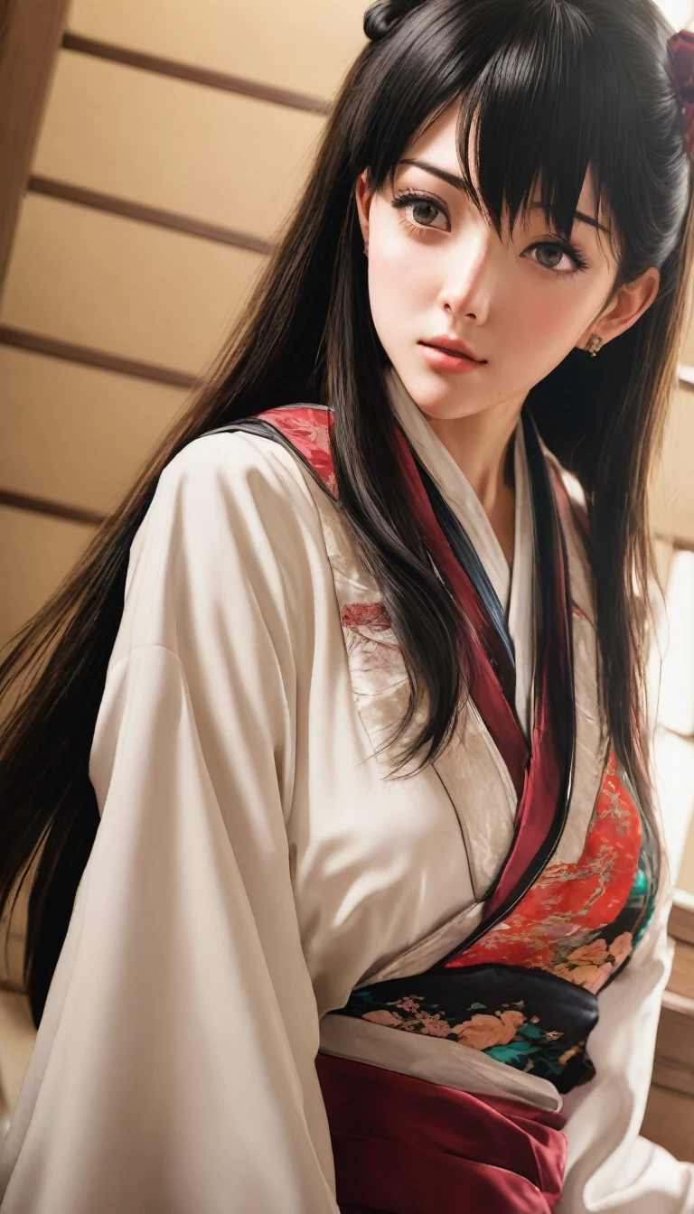 Realistic anime photos of obscene yet elegant and graceful women