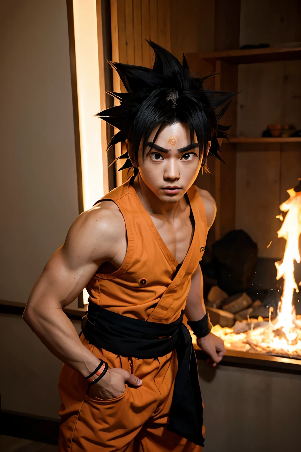 Goku in Naruto anime