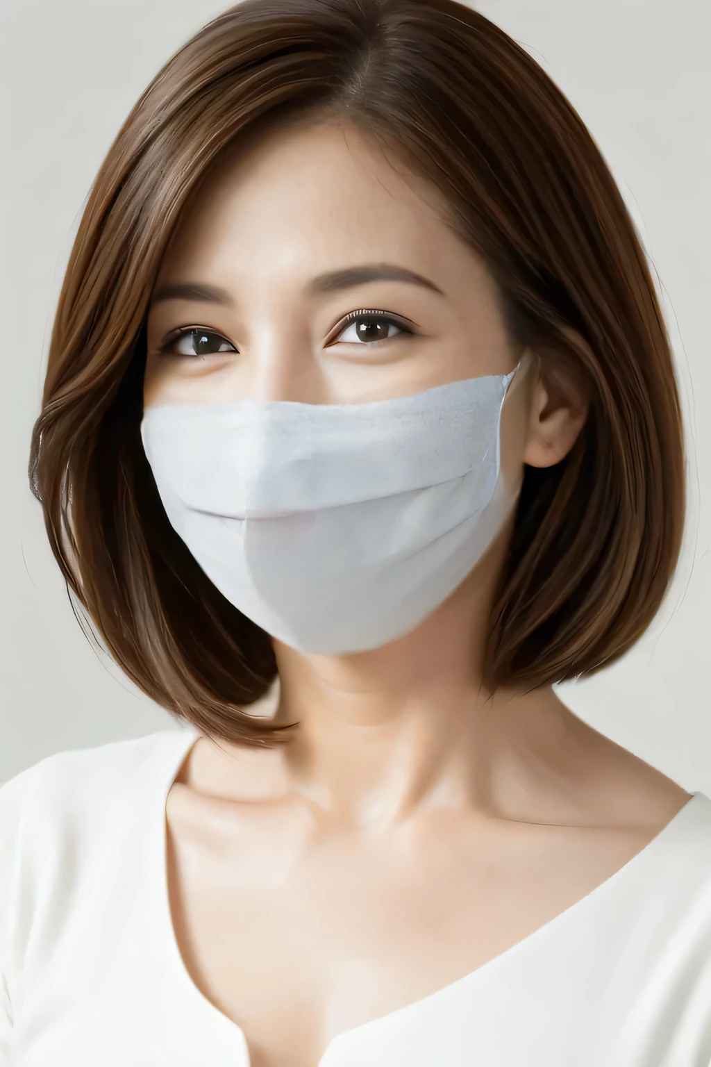 Wearing a surgical mask