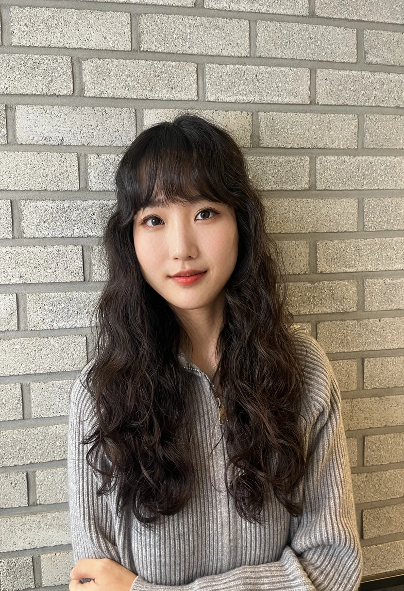 Best Quality, 8k, Masterpiece, (Portrait: 1.3), (photo realistic:1.4), (hyper realistic:1.4), Sharp Focus, looking at viewer, (smoother lighting:1.1), (increase cinematic lighting quality:0.9), realistic lighting, backlighting, light on face, ray trace, (brightening light:1.2), (Increase quality:1.4), sharp detail, (best quality real texture skin:1.4), finely detailed eyes, black_eyes, finely detailed face, 25 year old Korean woman