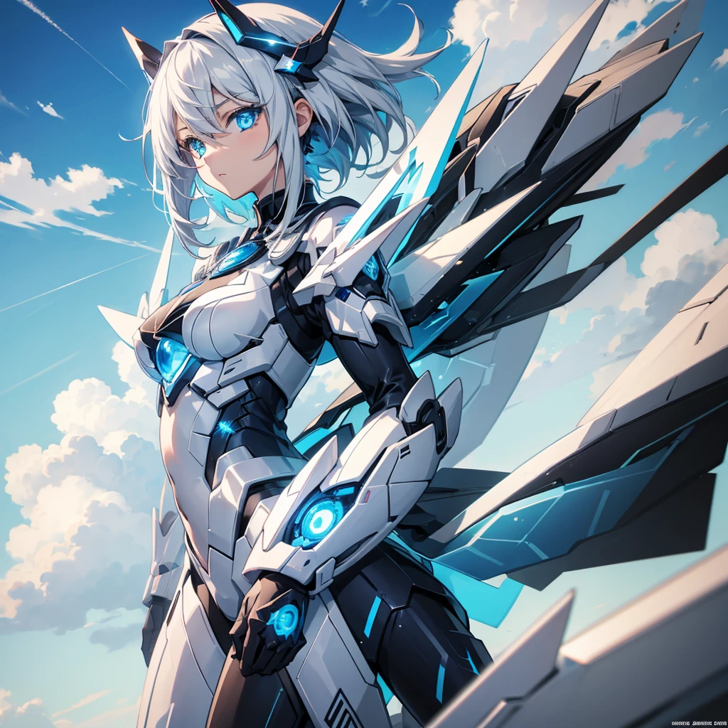 Aanime girl sky blue eyes hiar wihate the 4k wallpaper (HDeyes)
