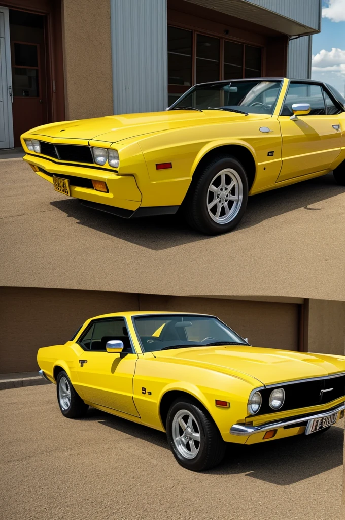Transformers yellow-red classic car