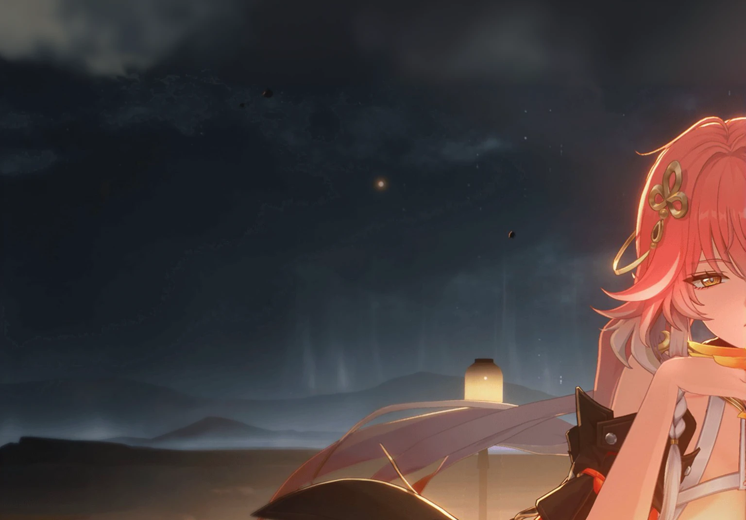 anime girl sitting at a table with a board and a lamp, ayaka genshin impact, ayaka game genshin impact, best anime 4k konachan wallpaper, genshin, guweiz, keqing from genshin impact, from the azur lane videogame, badass anime 8 k, guweiz on pixiv artstation