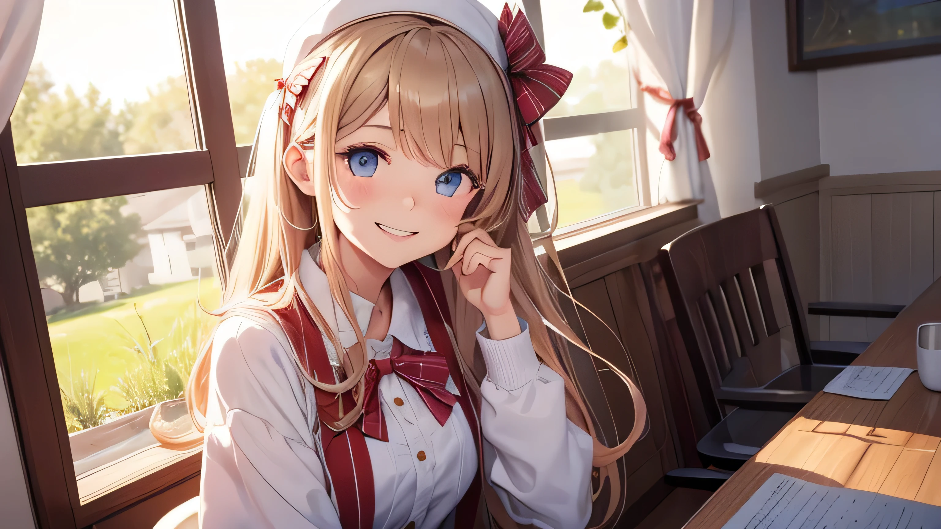 Naivety A girl with a cute smile