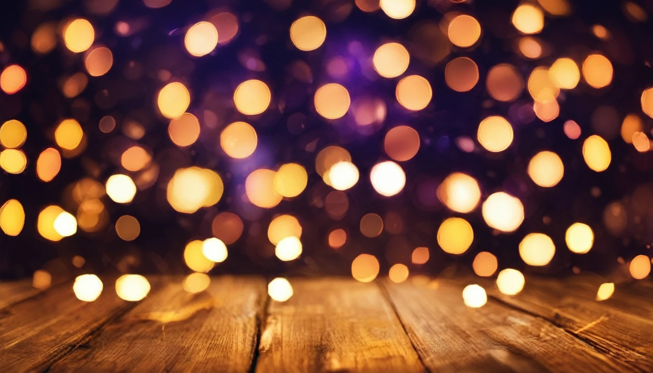 Abstract background with bokeh defocused lights and stars
