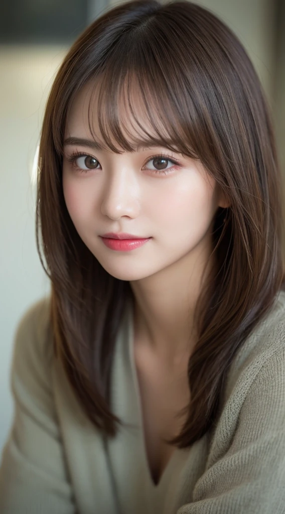 Tabletop, Highest quality, shape, Very detailed, finely, High resolution, 8K壁紙完璧なダイナミックな構shape, Beautiful and detailed, Winter clothes,Medium Hair, Small breasts, Natural color lip, Random sexy poses,smile,Metropolis、20-year-old girl、Midnight、くDetailed face、Perfect and beautiful face,Big eyes、RAW Photos、spread your arms and legs wide、Express your best feelings with your whole body、Beautiful and detailed、Small face、Beautiful Duplex、Slim face and figure、 (Get closer to the face, Make your face bigger, Face Focus:1.0), break, (masterpiece, Highest quality, Very detailed, Detailed face, 8K)、Actual Photos、Perfect and beautiful face、Blur the background