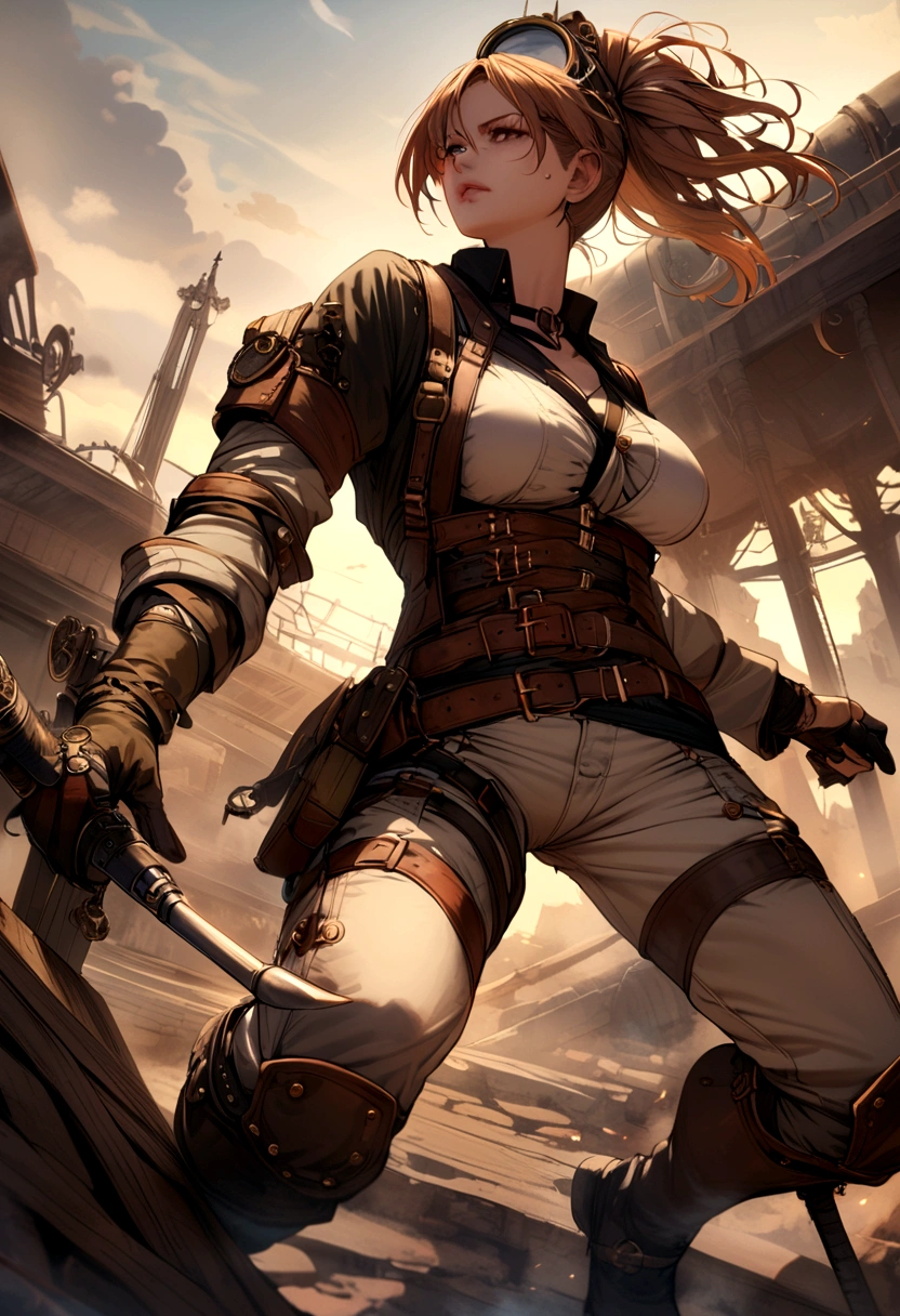 Steampunk combat medic