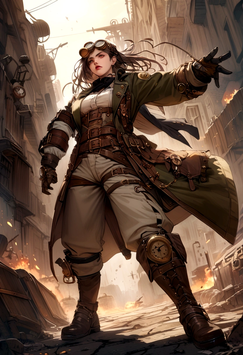 Steampunk combat medic