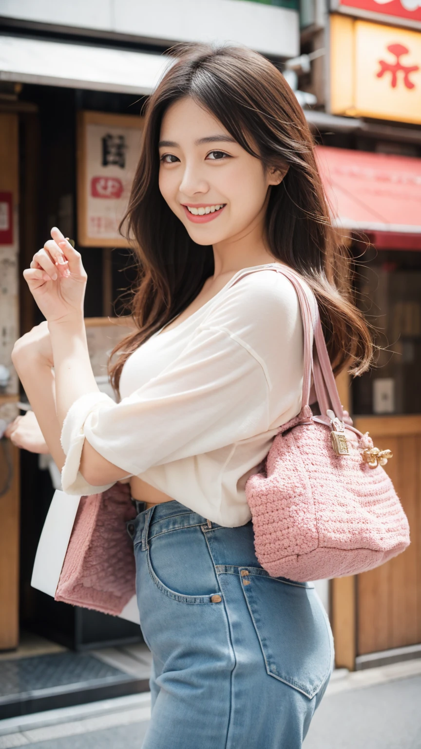 Beautiful woman、Tokyo、date photo、Stylish、laughing、real、Realistic、Japanese