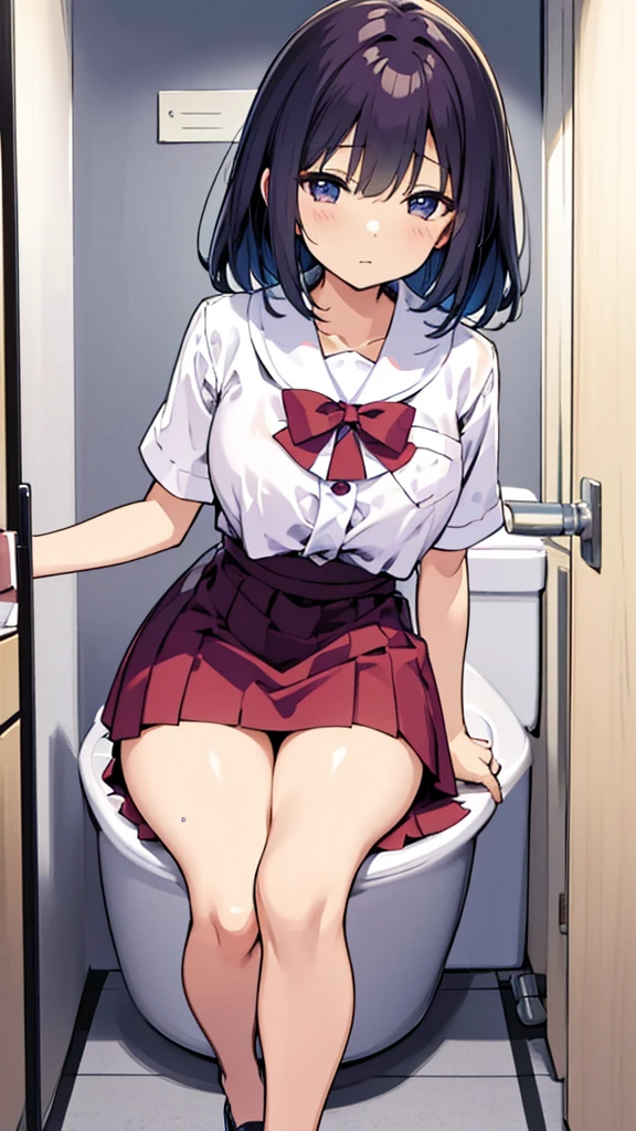 evening、toilet、Ms. Hanako