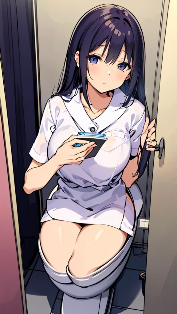 evening、toilet、Ms. Hanako