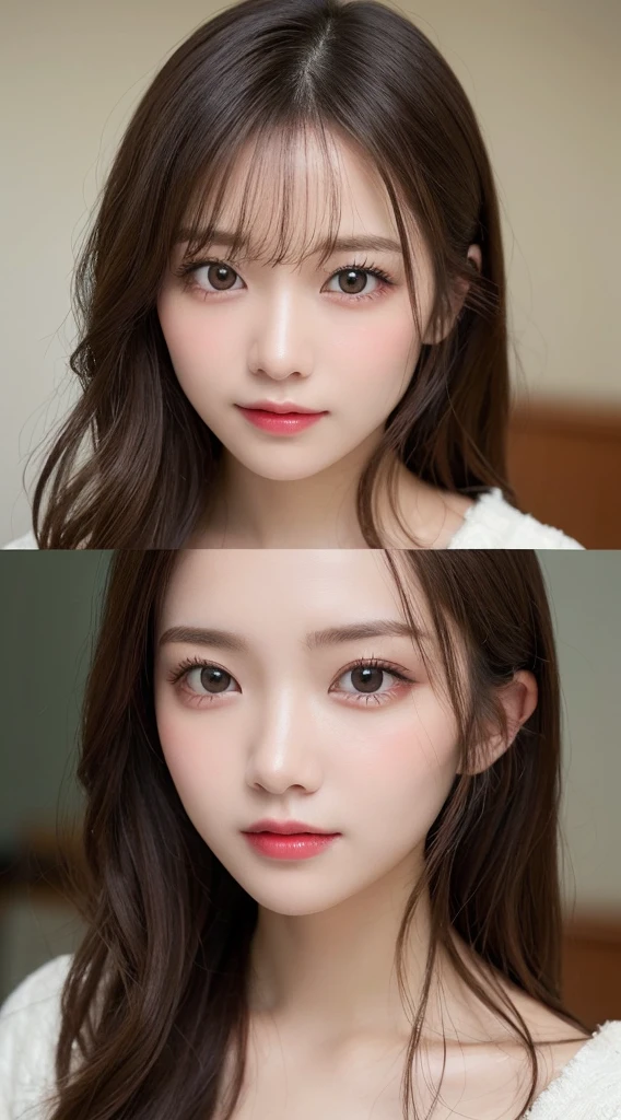 Tabletop, Highest quality, shape, Very detailed, finely, High resolution, 8K壁紙完璧なダイナミックな構shape, Beautiful and detailed, Medium Hair, Small breasts, smile、20-year-old girl、Midnight、くDetailed face、Perfect and beautiful face,Big eyes、RAW Photos、spread your arms and legs wide、Express your best feelings with your whole body、Beautiful and detailed、Small face、Beautiful Duplex、Slim face and figure、 (Get closer to the face, Make your face bigger, Face Focus:1.0), break, (masterpiece, Highest quality, Very detailed, Detailed face, 8K)、Actual Photos、Perfect and beautiful face、Blur the background