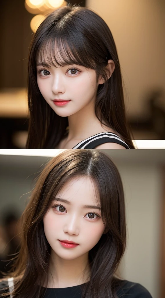 Tabletop, Highest quality, shape, Very detailed, finely, High resolution, 8K壁紙完璧なダイナミックな構shape, Beautiful and detailed, Medium Hair, Small breasts, smile、20-year-old girl、Midnight、くDetailed face、Perfect and beautiful face,Big eyes、RAW Photos、spread your arms and legs wide、Express your best feelings with your whole body、Beautiful and detailed、Small face、Beautiful Duplex、Slim face and figure、 (Get closer to the face, Make your face bigger, Face Focus:1.0), break, (masterpiece, Highest quality, Very detailed, Detailed face, 8K)、Actual Photos、Perfect and beautiful face、Blur the background