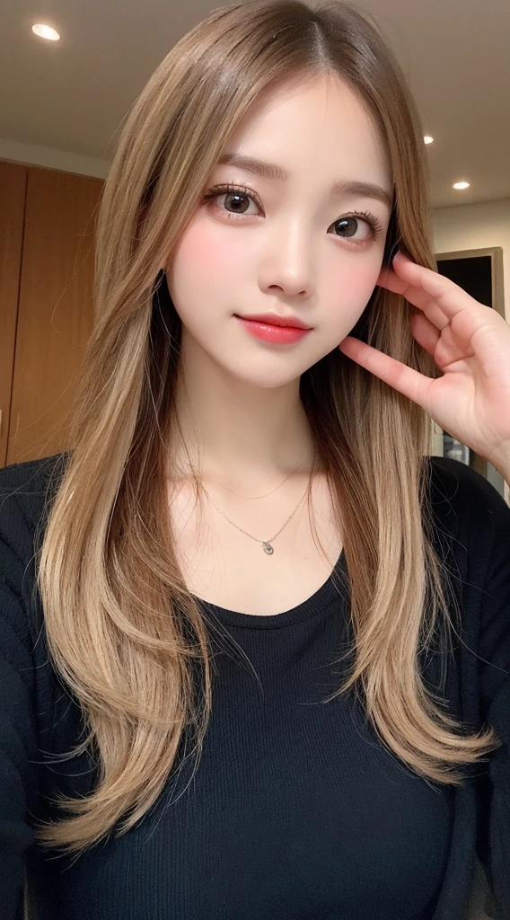 Tabletop, Highest quality, shape, Very detailed, finely, High resolution, 8K壁紙完璧なダイナミックな構shape, Beautiful and detailed, Medium Hair, Small breasts, smile、20-year-old girl、Midnight、くDetailed face、Perfect and beautiful face,Big eyes、RAW Photos、spread your arms and legs wide、Express your best feelings with your whole body、Beautiful and detailed、Small face、Beautiful Duplex、Slim face and figure、 (Get closer to the face, Make your face bigger, Face Focus:1.0), break, (masterpiece, Highest quality, Very detailed, Detailed face, 8K)、Actual Photos、Perfect and beautiful face、Blur the background