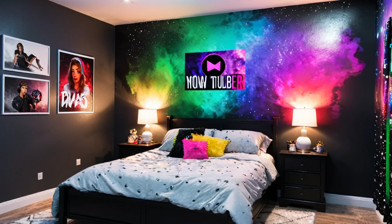 youtuber bedroom background