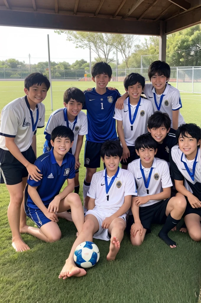 barefoot　High school boys　Soccer Club