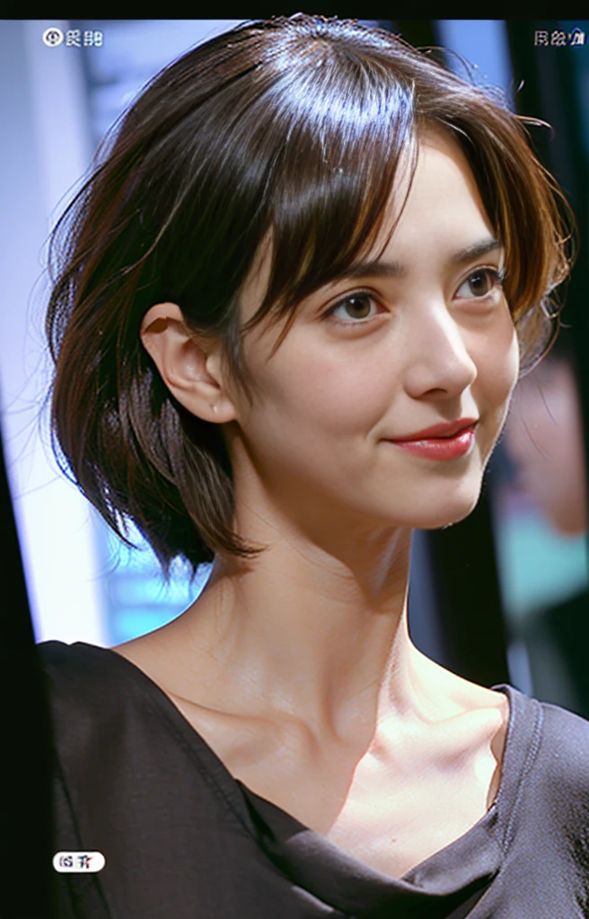 (Highest quality,8K,masterpiece),
Rough skin,Wrinkles around the mouth and eyes、 Anatomically correct, sharp, Gray background((Japanese Mature, 50 years old)), alone, ((Facial wrinkles),Dark eyes and shapely breasts, Straight light brown hair that reaches the shoulders, Chubby body type (((Stand upright, Facing the center of the screen.))), Close your mouth and look straight ahead with a serious face..,,silver silk blouse,A slit skirt that accentuates the waist, Looking into the camera。Sexy Makeup、、smile、Beautiful clavicle、Pubic hair shape、The chest is hidden by clothes