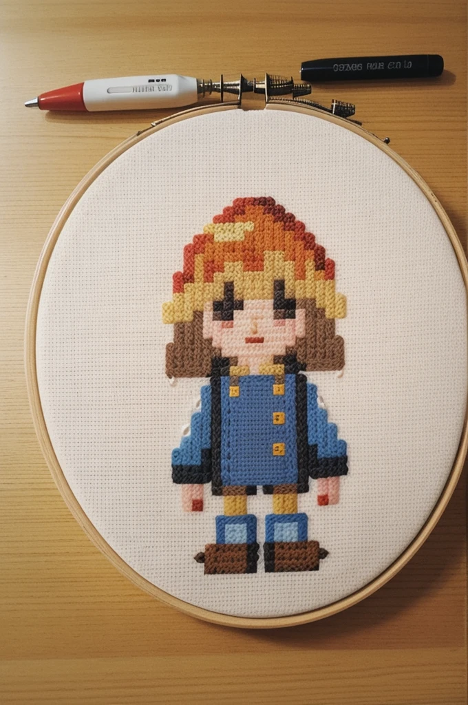 cross stitch pattern, pixelart
