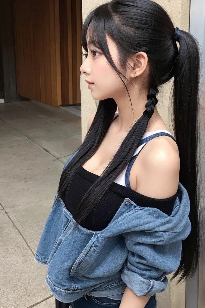 Sex、Black Hair、Twin tails、Big 