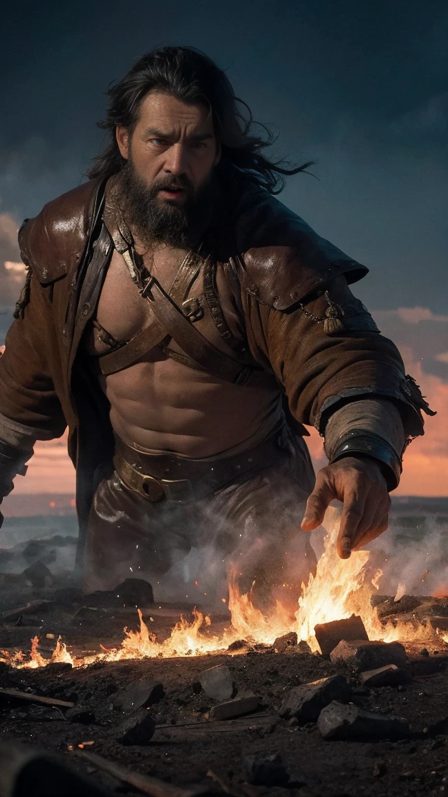 4K/ realistic picture/ Catastrophe caused by past misjudgment: Horrific consequences due to the misjudgment of medieval Europeans.