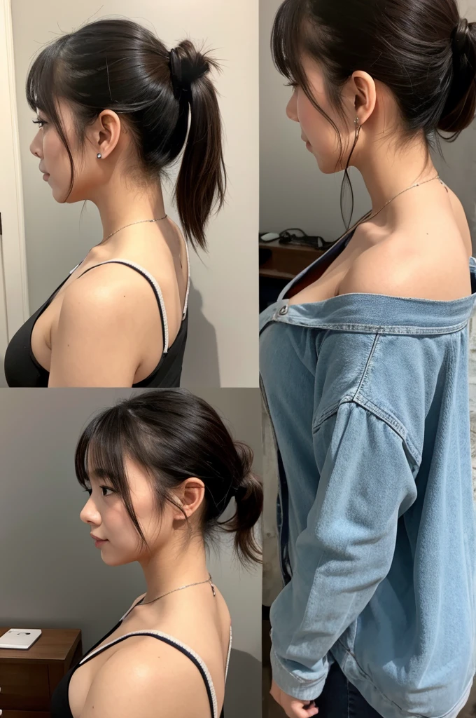 Assjob、ponytail、Japanese