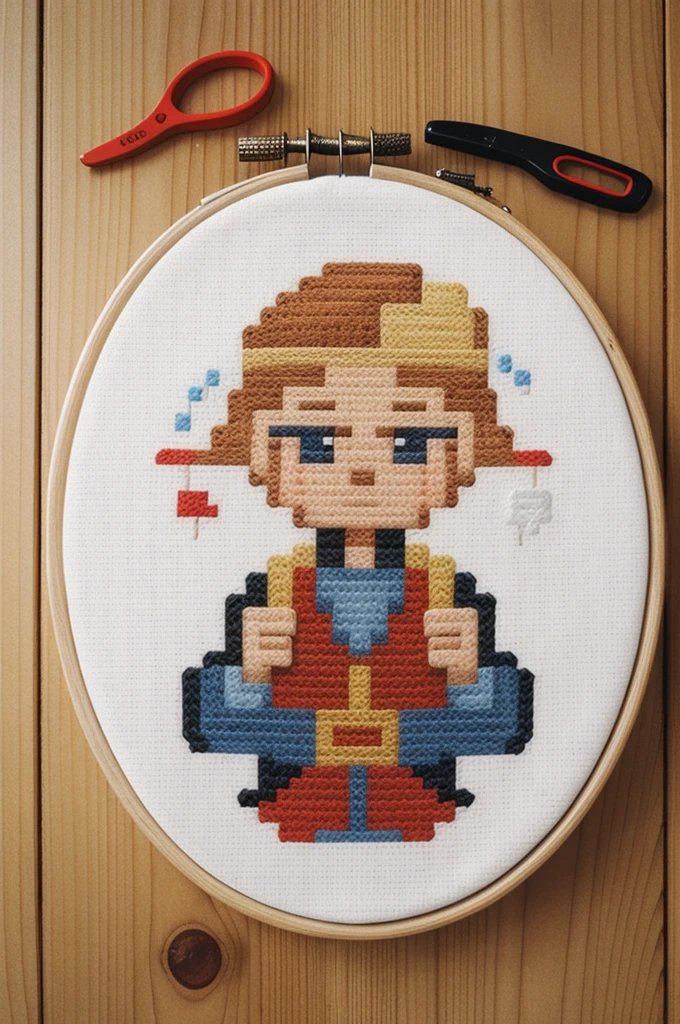 cross stitch pattern, pixelart
