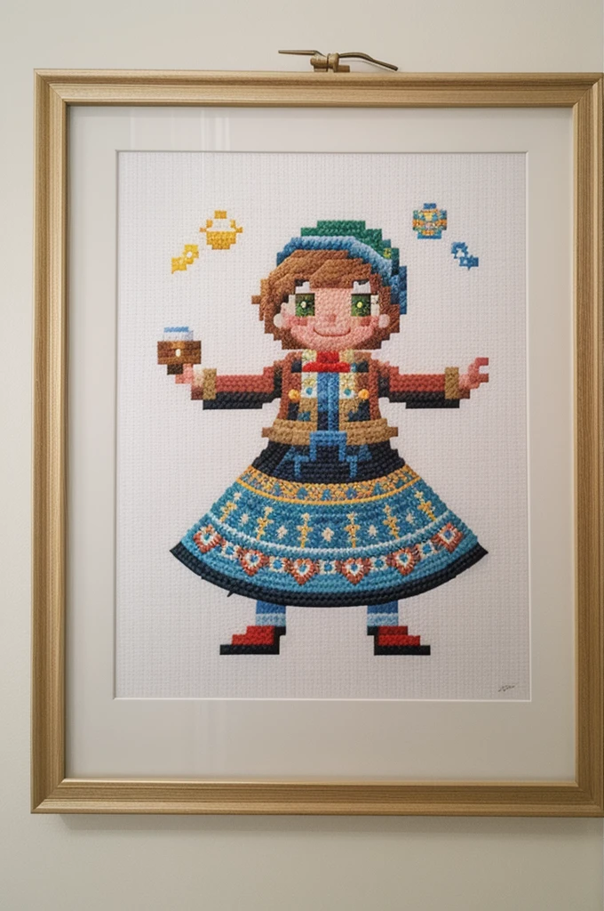 cross stitch pattern, pixelart