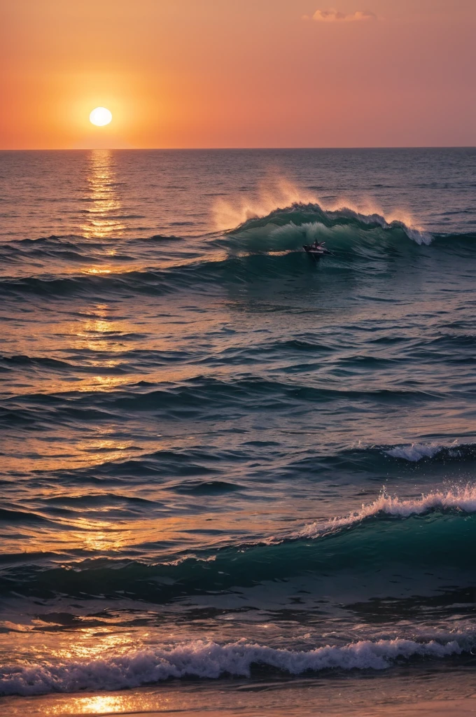 Evening sea The Sunset Sun sunset Yacht