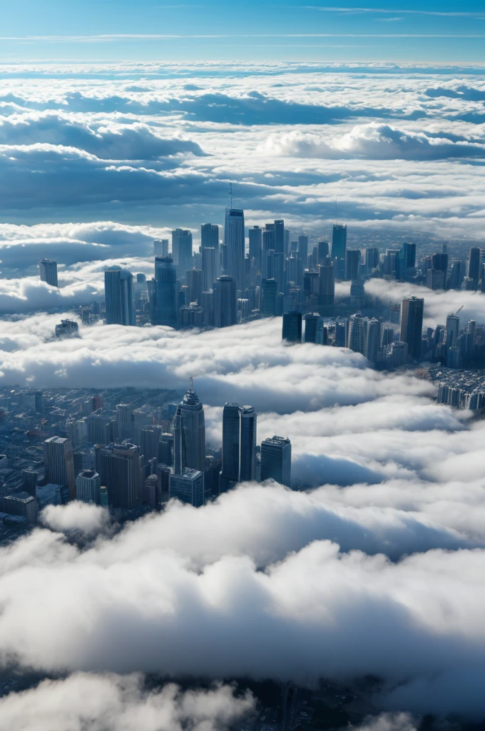 City in the clouds