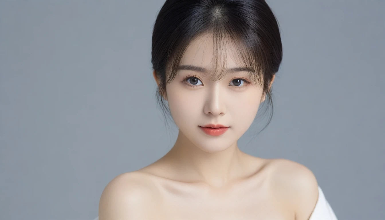 8K, Ultra-high resolution, Highest quality, masterpiece, Surreal, photograph, 1 Girl, (16 years old:1.3), pretty girl, Cute face, Beautiful eyes in every detail, 細かくdetailedに,masterpiece,, One Girl:1.2, Japan Female Announcer, upper body,Young Wife,clear,clean,Formal wear,Full of sex appeal,Black Hair,Medium straight,Looking at the audience、beauty,Long neck、Laugh a little、Please close your mouth and laugh、(((Ideal body type))),A-cup small breasts :2,、Portraiture:2、Perfect Anatomy、鮮明なdetailed、detailed、Surreal、Light and shadow,Strong light