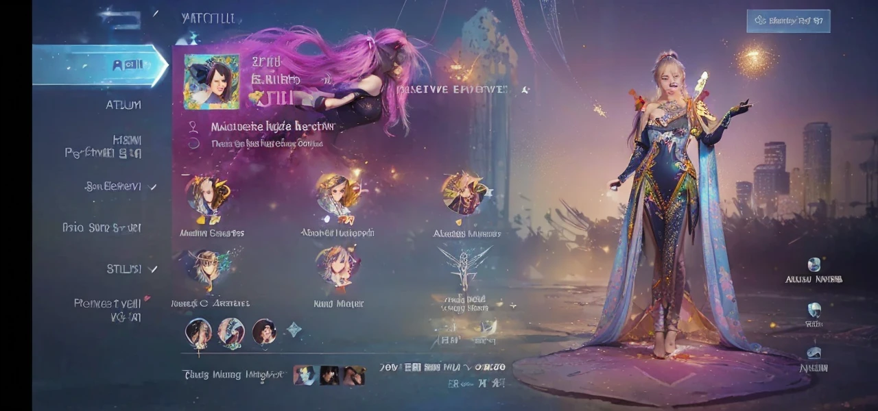 (Masterpiece), (Best Quality), (Super Detailed), (Dirty Hair), (Illustration), (1 Girl) (Long Pink Hair 1.5) (Blue Eyes) (Double Ponytail 2.0), ((((No Shoulders))),Hanfu, (Looking at the Audience, (Interview), (Simple Background), Beautiful and Delicate Eyes, Delicate Beautiful Face, Soaring (High Saturation), (Colorful Glitter), Multi-colored Bubbles, (Glitter), Accent on Face, PerfectNwsjMajic, conservative clothes, Shoulderless, autumn clothes, facing the masses, perfect figure,