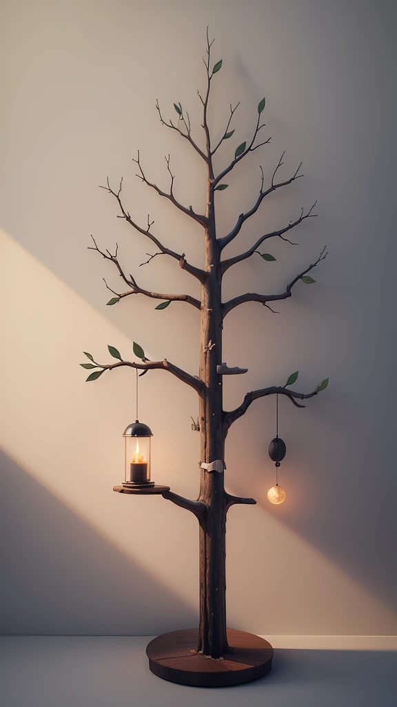 Pi network, icon, fan art, A tree that reflects a philosophy from beginning to end, from small to large