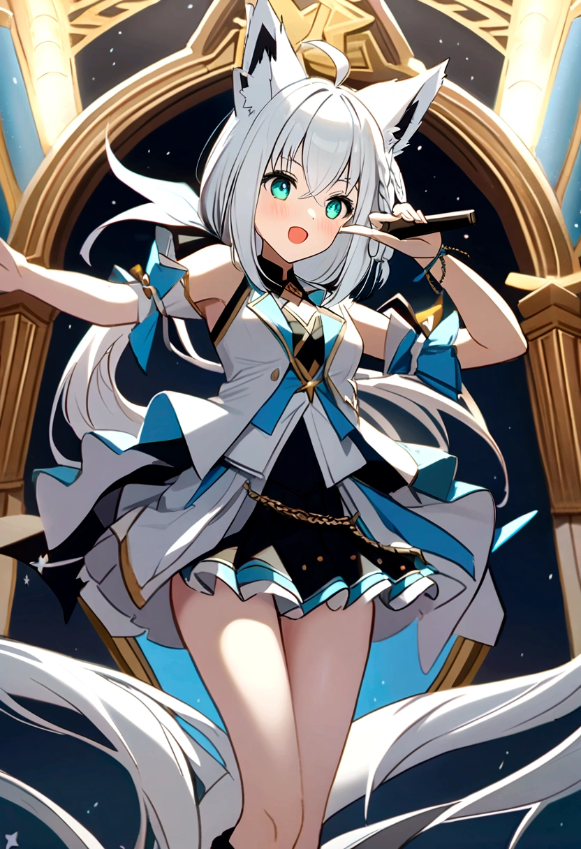 cute, Fansa, Shirakami Fubuki, Idol, Animal ears, Konkon Kitsune