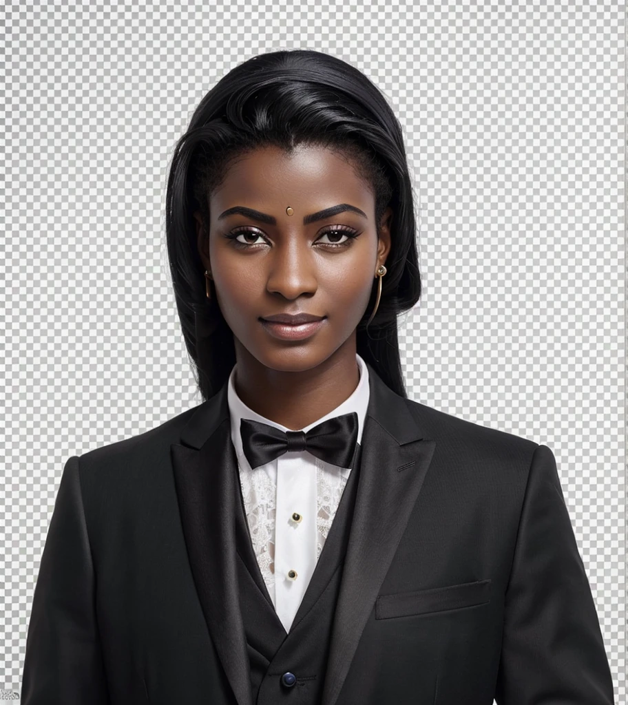 (Highest Resolution, clear_image), Highest quality, masterpiece, Very detailed, Black Hair, all back, Dark Skin, Egyptian, Beauty, Both have, Formal suit, Cleopatra, Nefertari