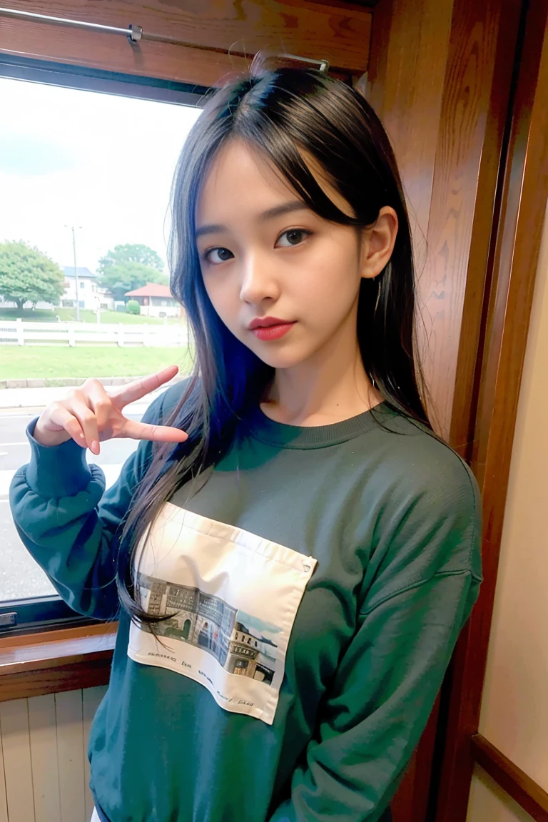 (8K、Rishia's photo、Highest quality、masterpiece:1.2)、Ultra-high resolution、(Realistic、Photorealistic:1.37)、Detailed Shadows、long short、Omertoza、(Full Body Lesbian:1.2)、(One girl)、Long black hair,Animal ears,Beautiful Eyes,Earrings, White short shirt,long black open sweater coat,Blue tie,Black shorts,wet long stocking,Tokyo cityscape,Cityscape,night,Cyberpunk City,Neon Light,(Purelos Face_v1:0.7),
