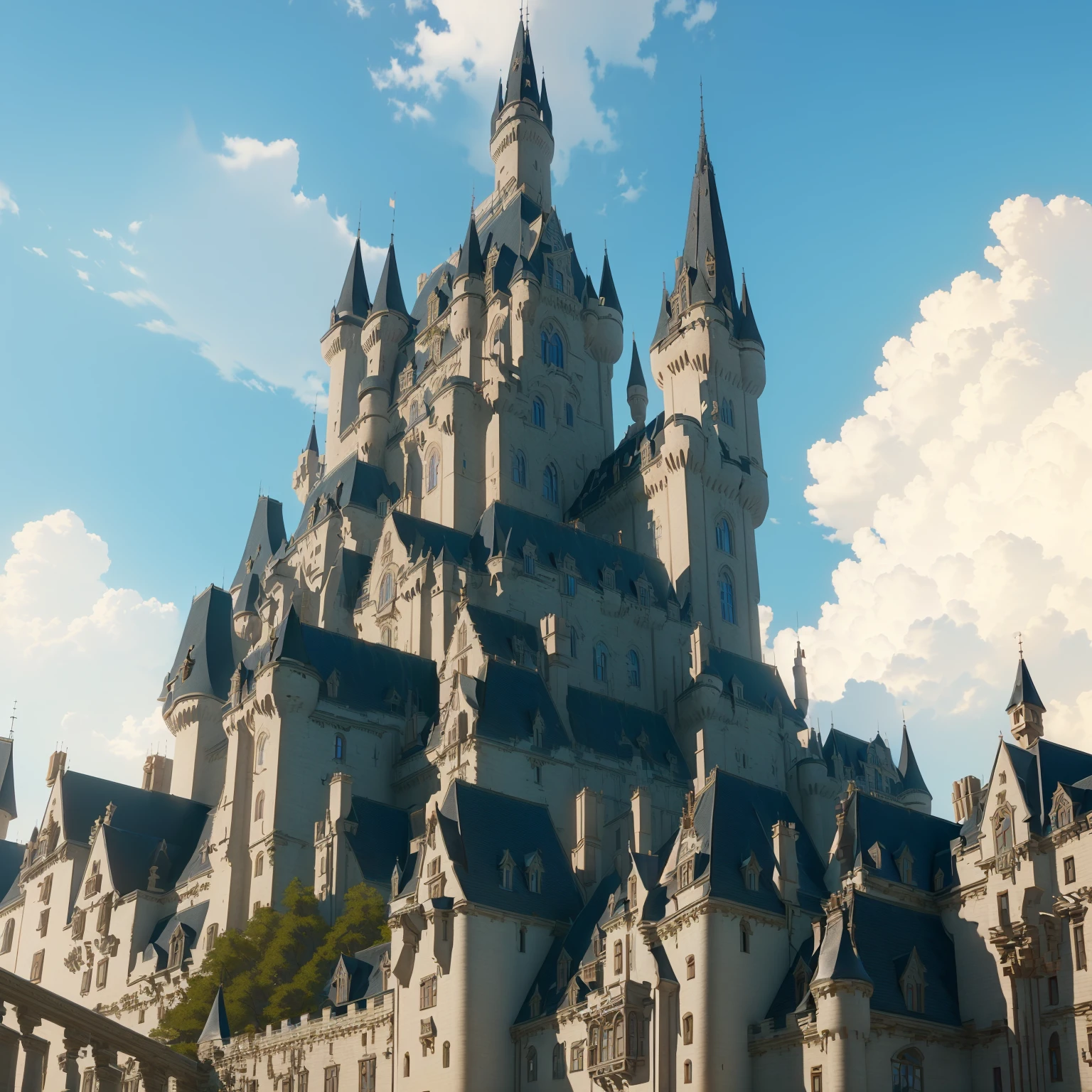 castle,architecture,masterpiece, best quality, (Extremely detailed CG unity 8k wallpaper), (best quality), (The best shadow), absurd, Realistic lighting, (abyss), Beautiful and delicate light, Lots of details