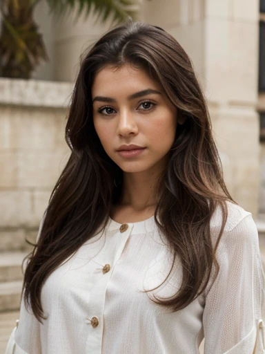 photo de potrait réaliste de femmes belles et attirantes, model, influencer , latina 
