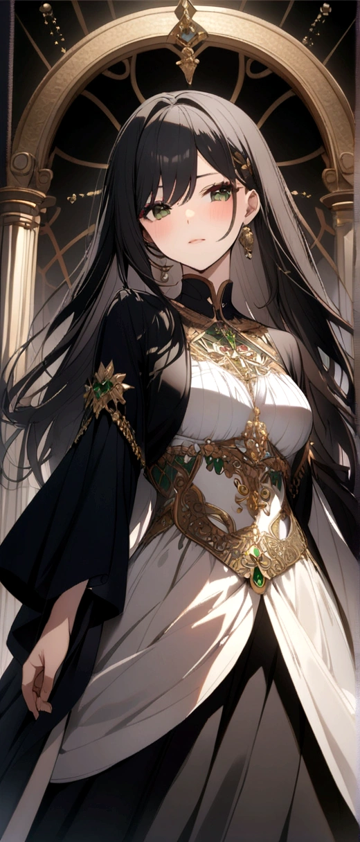Black Hair、long
