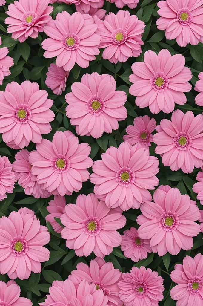 Pink flowers background 
