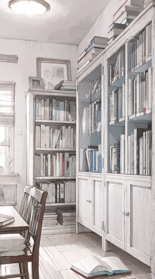 Maiden's bedroom,2k,tidy,bookshelf